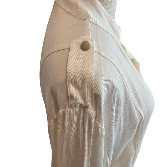 JLuxabel NWT Zip-up Cream Jacket Dress Sz Small - Picture 7 of 15